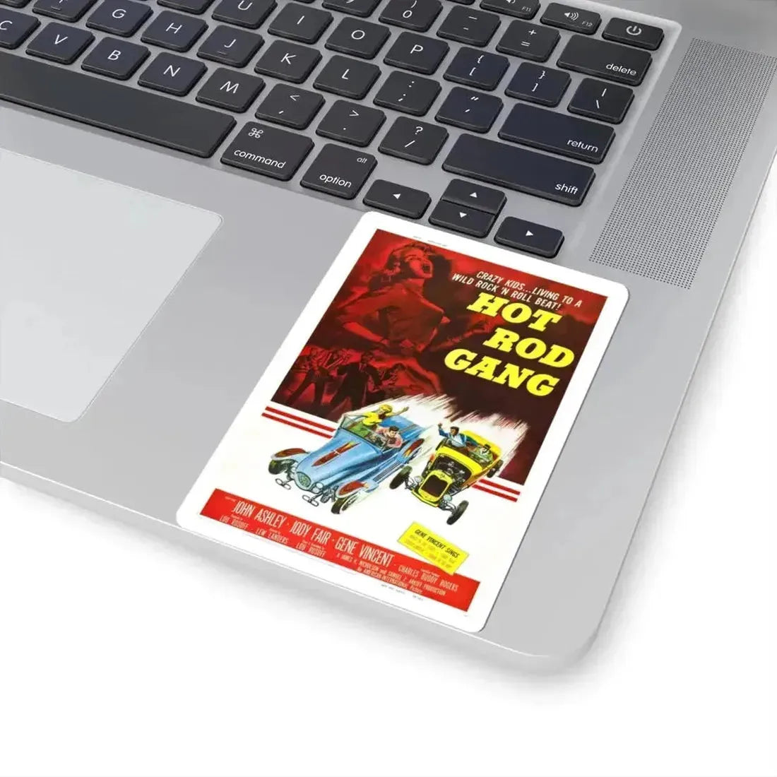 HOT ROD GANG 1958 Movie Poster - STICKER Vinyl Kiss-Cut Decal - The Sticker Space