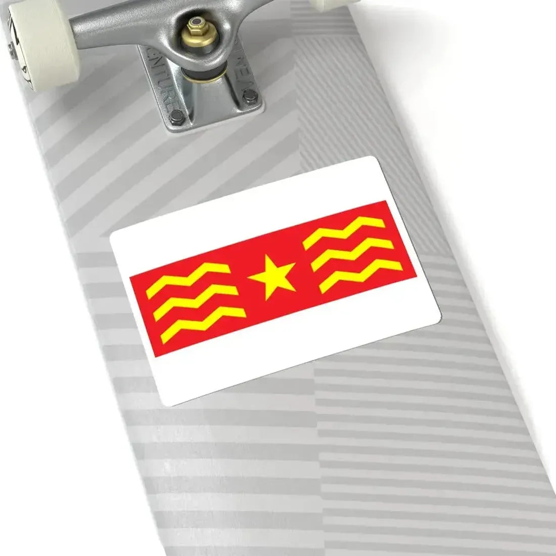 House Flag of COSCO 1960 - 1993 (China) STICKER Vinyl Kiss-Cut Decal - The Sticker Space