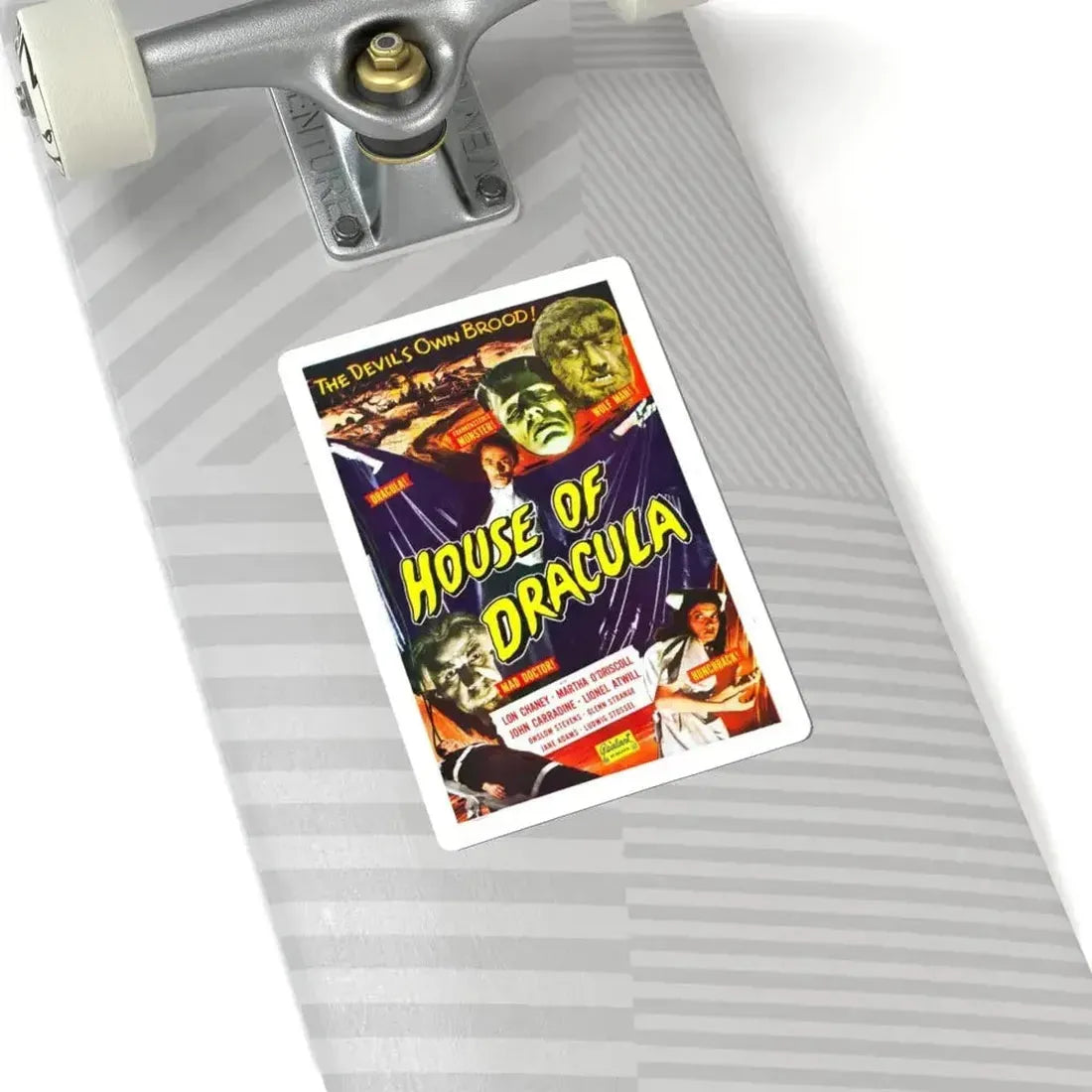 HOUSE OF DRACULA (2) 1945 Movie Poster - STICKER Vinyl Kiss-Cut Decal - The Sticker Space