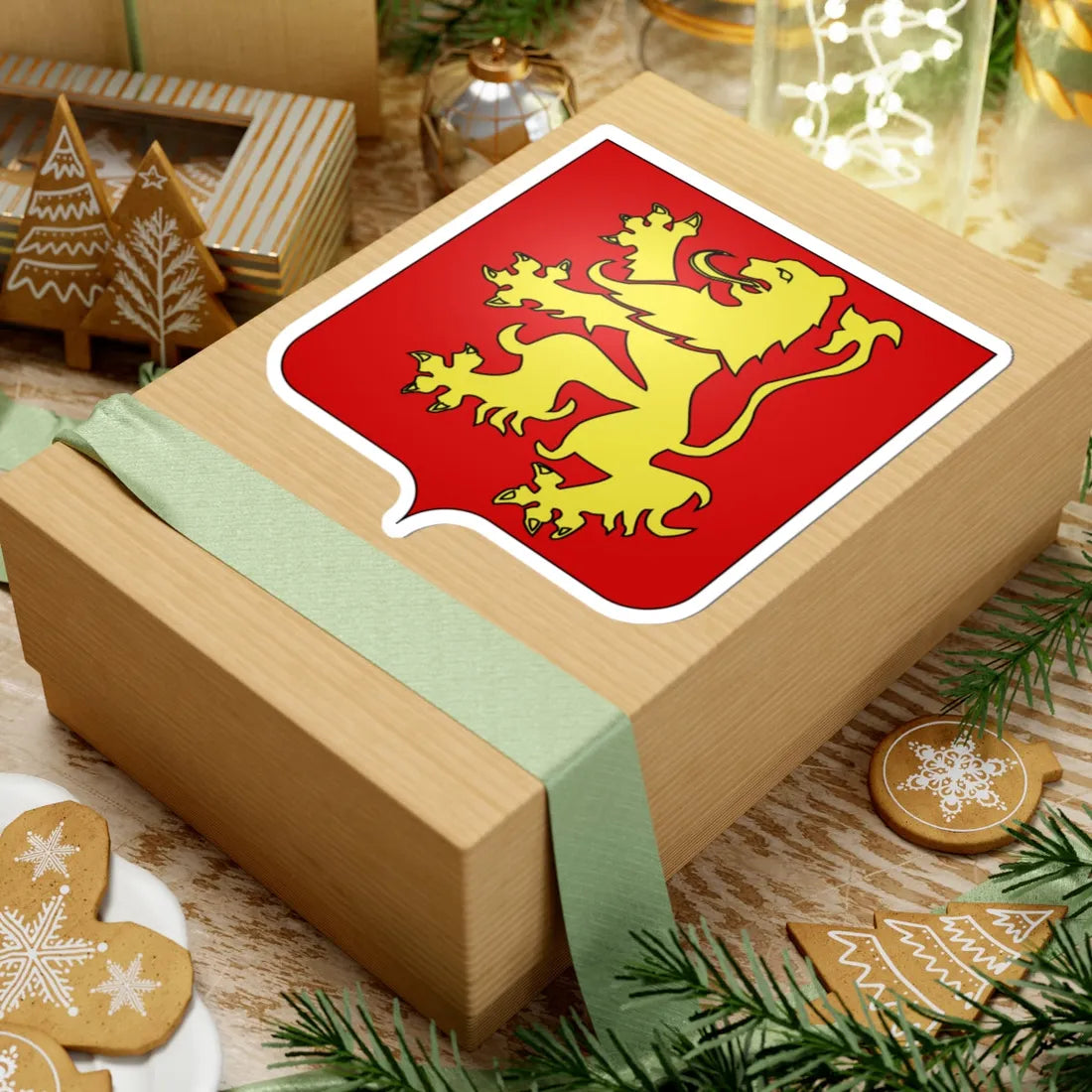 Héraldique Ville BE Ans (Belgium) (Coat of Arms) STICKER Vinyl Kiss-Cut Decal - The Sticker Space