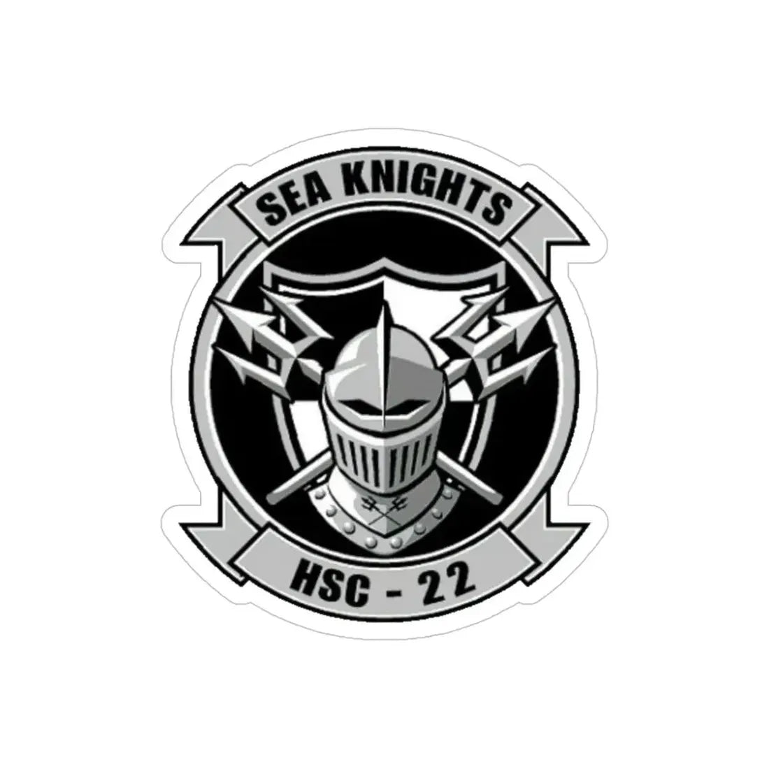 HSC 22 (U.S. Navy) Transparent STICKER Die-Cut Vinyl Decal - The Sticker Space