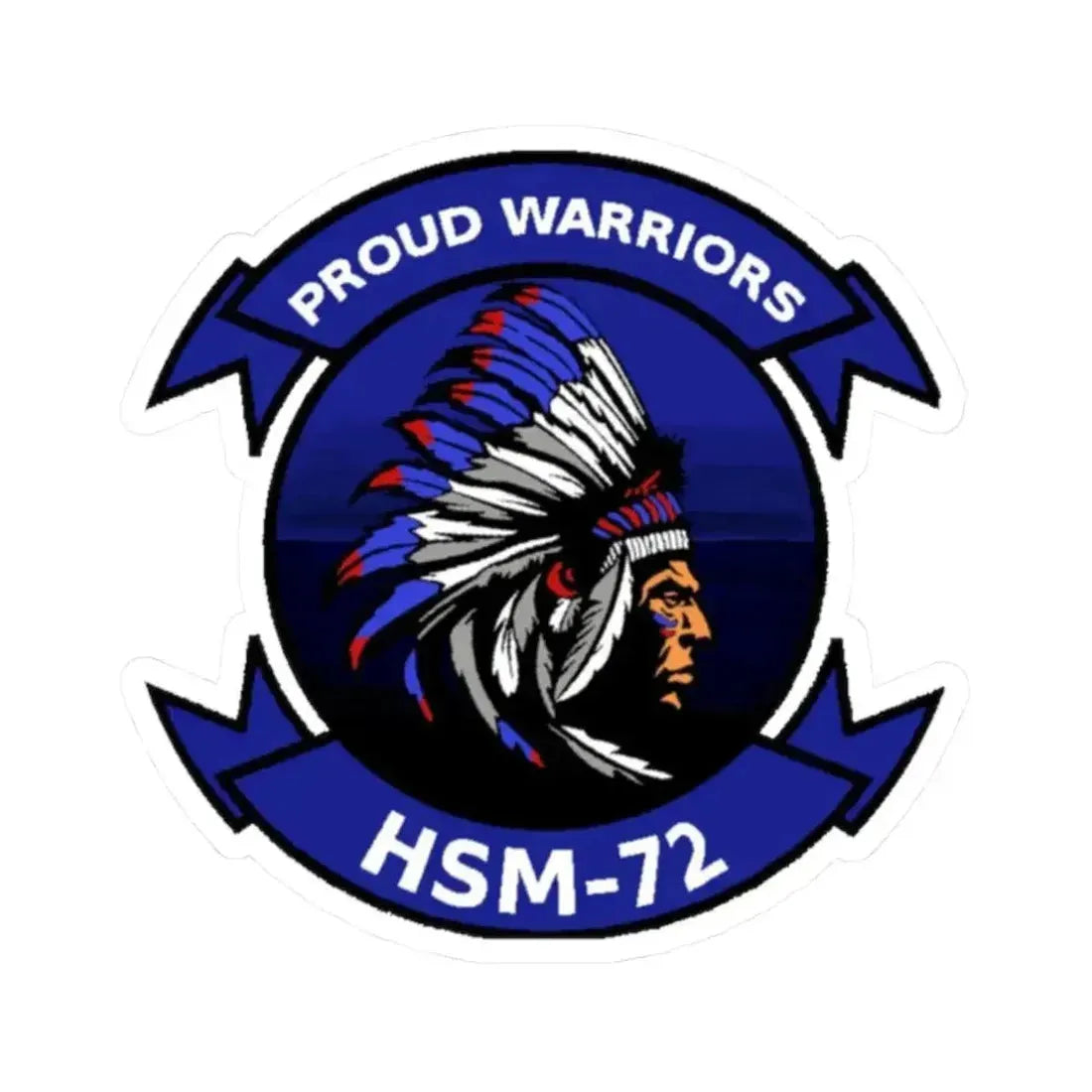 HSM 72 Helicopter Maritime Strike Squadron 72 (U.S. Navy) STICKER Vinyl Kiss-Cut Decal - The Sticker Space