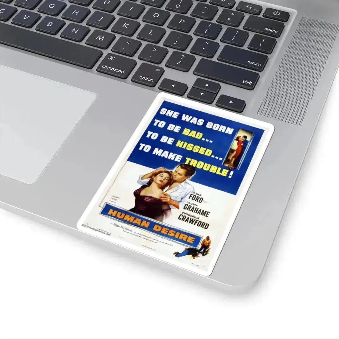 Human Desire 1954 Movie Poster - STICKER Vinyl Kiss-Cut Decal - The Sticker Space
