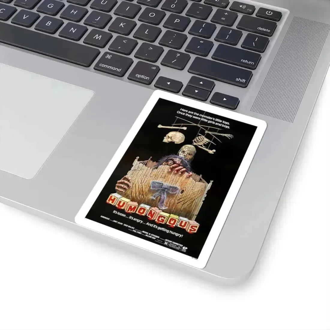 HUMONGOUS 1982 Movie Poster - STICKER Vinyl Kiss-Cut Decal - The Sticker Space