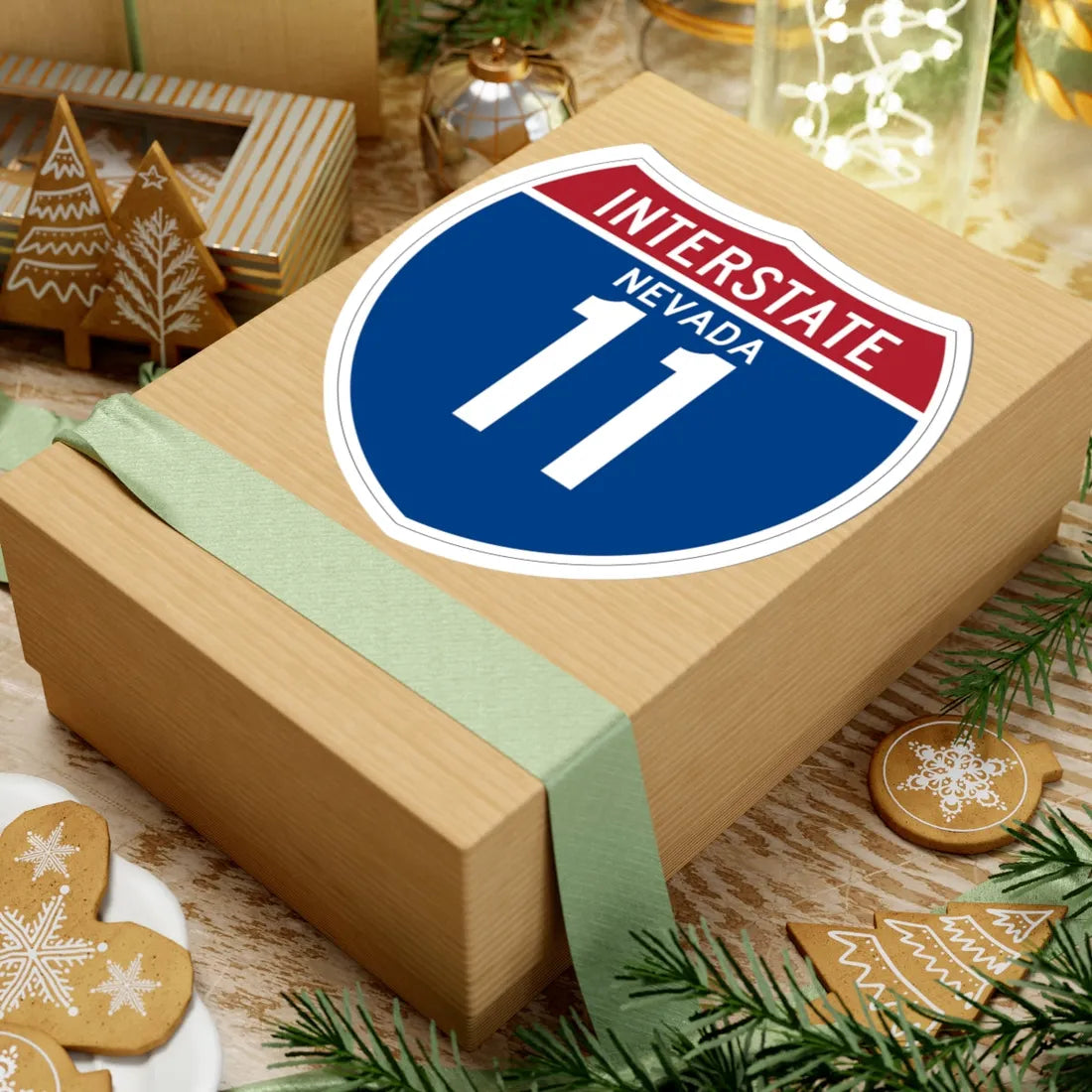 I-11 NV (Nevada) (Road Sign) STICKER Vinyl Kiss-Cut Decal - The Sticker Space