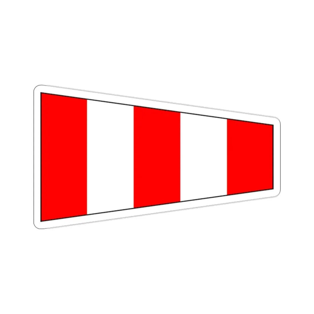 ICS Answer (International Code of Signals) STICKER Vinyl Die-Cut Decal - The Sticker Space