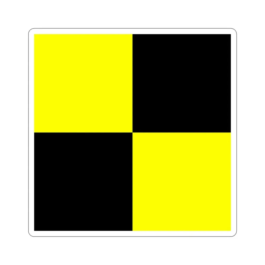 ICS Lima (International Code of Signals) STICKER Vinyl Die-Cut Decal - The Sticker Space