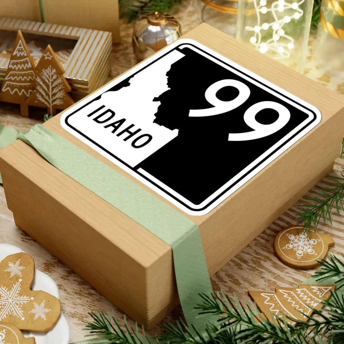 ID-99 (Idaho) (Road Sign) STICKER Vinyl Kiss-Cut Decal - The Sticker Space