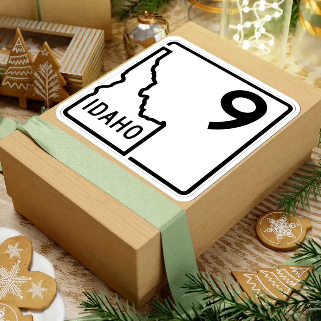 Idaho 9 1955 (Idaho) (Road Sign) STICKER Vinyl Kiss-Cut Decal - The Sticker Space