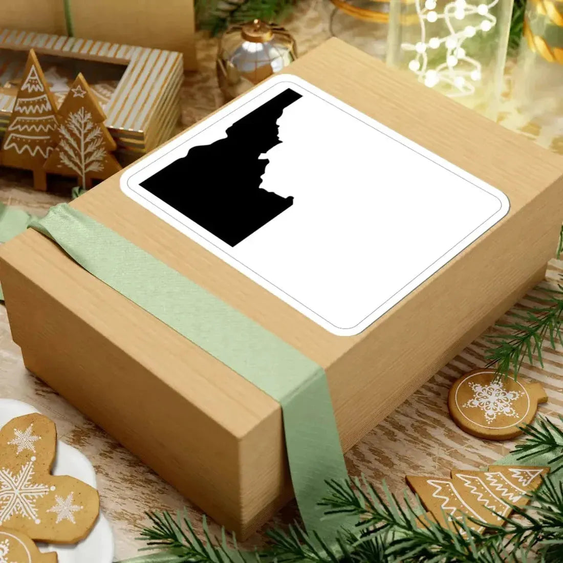 Idaho blank wide (Idaho) (Road Sign) STICKER Vinyl Kiss-Cut Decal - The Sticker Space