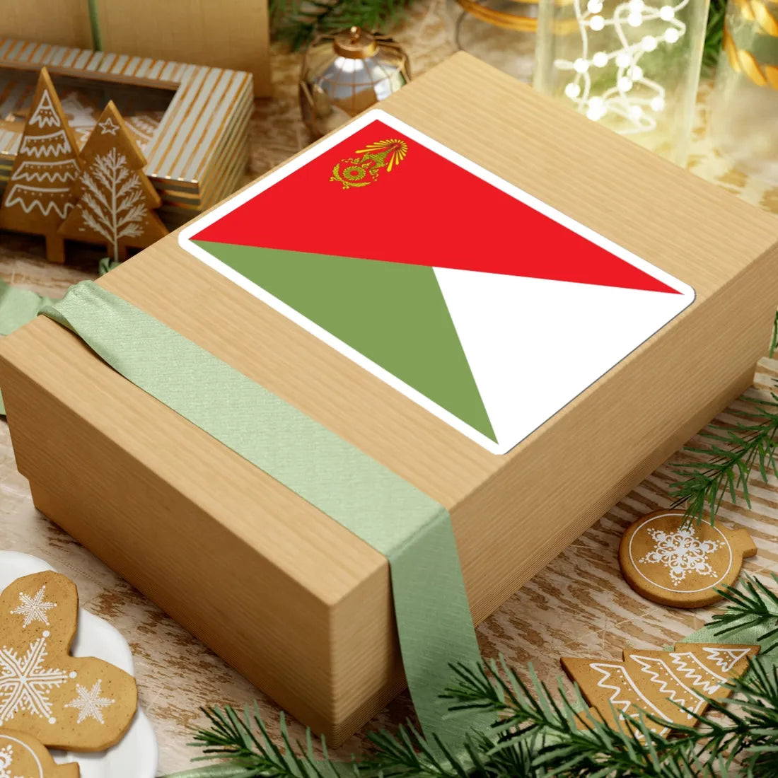 Identification Flag Thai Army Battalion Development (Thailand) STICKER Vinyl Kiss-Cut Decal - The Sticker Space