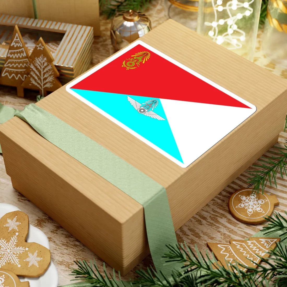 Identification Flag Thai Army Battalion Flying Unit (Thailand) STICKER Vinyl Kiss-Cut Decal - The Sticker Space