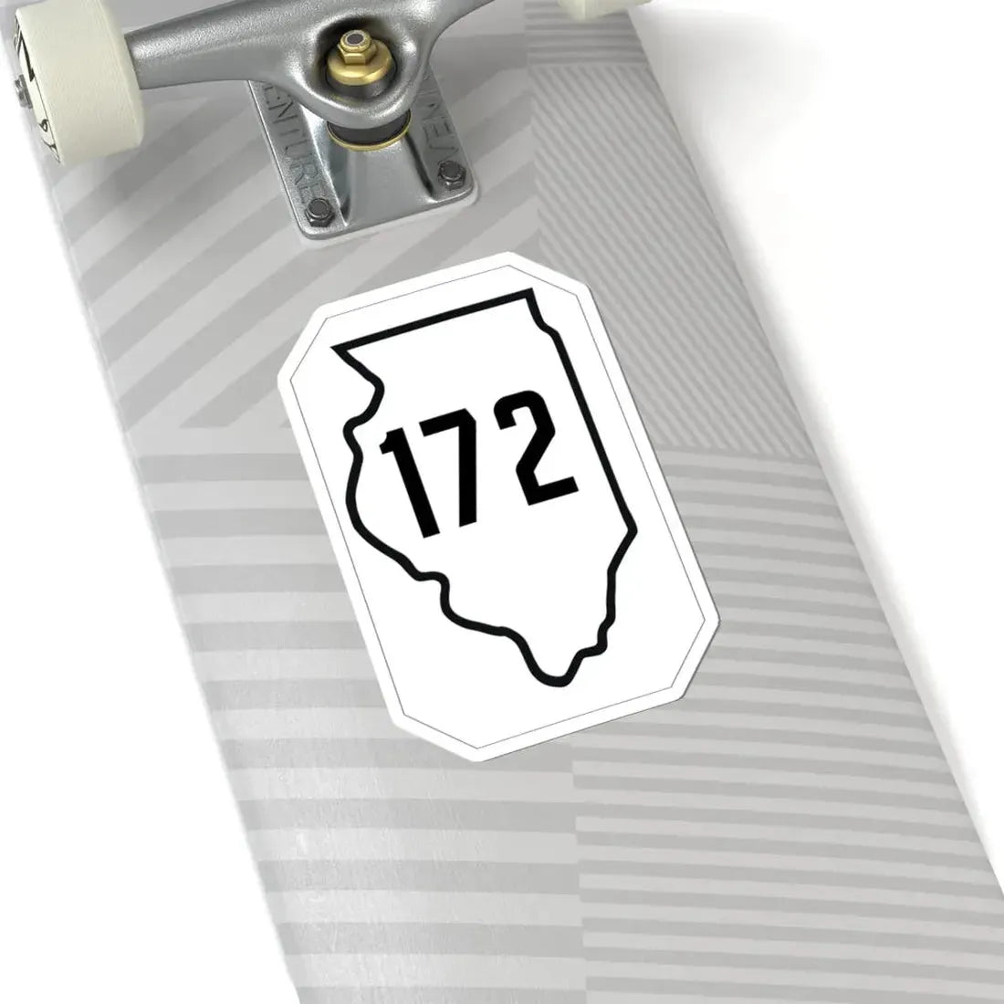 Illinois 172 1926 (Illinois) (Road Sign) STICKER Vinyl Kiss-Cut Decal - The Sticker Space