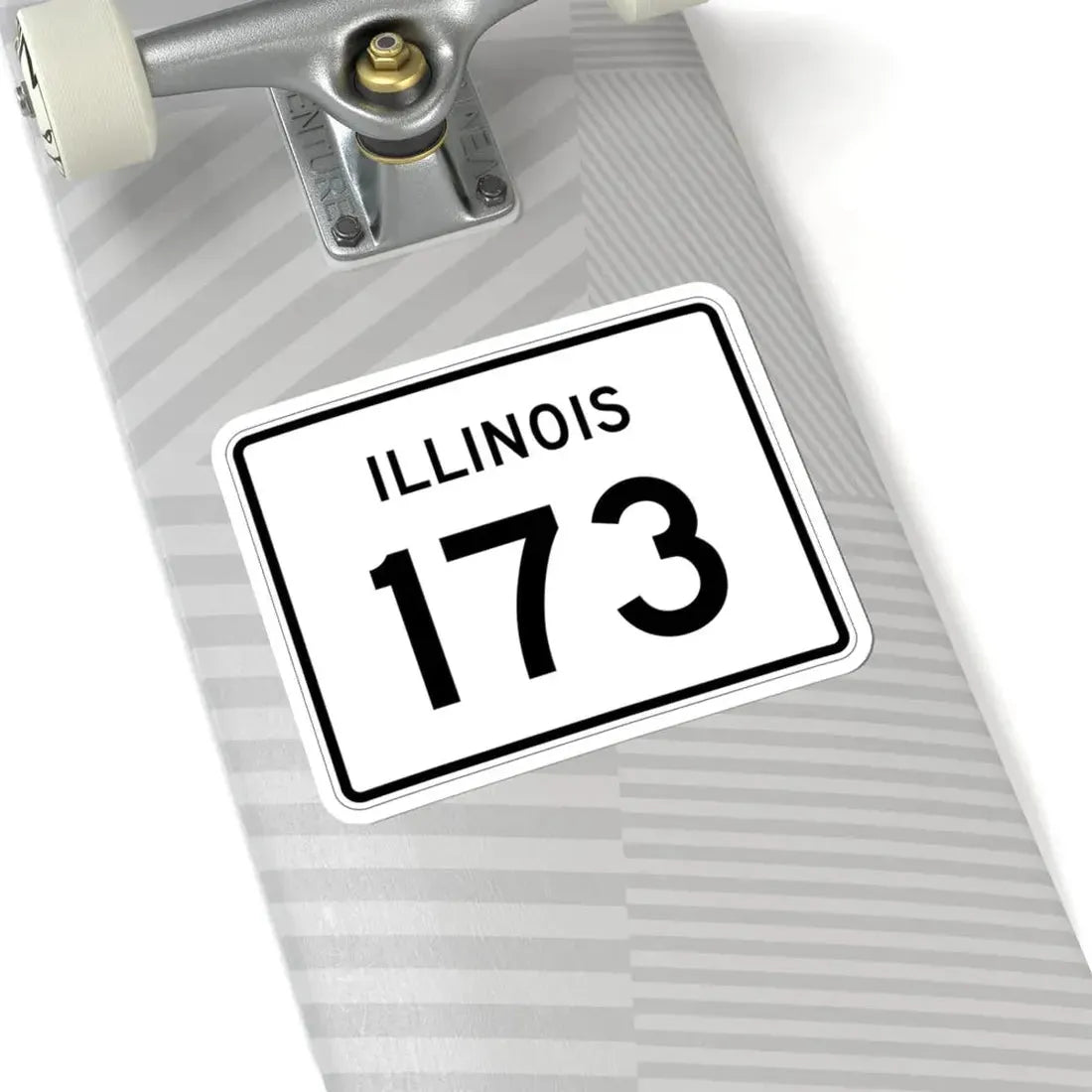 Illinois 173 (Illinois) (Road Sign) STICKER Vinyl Kiss-Cut Decal - The Sticker Space