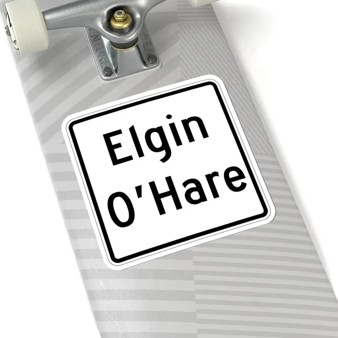Illinois ElginOHare Expressway (Illinois) (Road Sign) STICKER Vinyl Kiss-Cut Decal - The Sticker Space