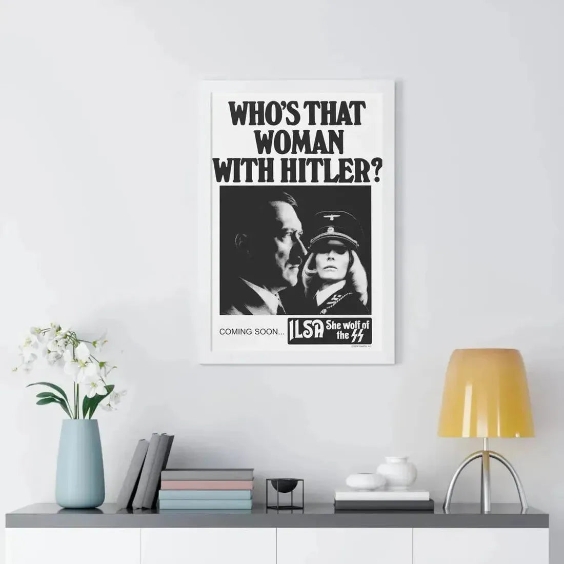 ILSA SHE-WOLF OF THE SS (TEASER) 1975 - Framed Movie Poster - The Sticker Space