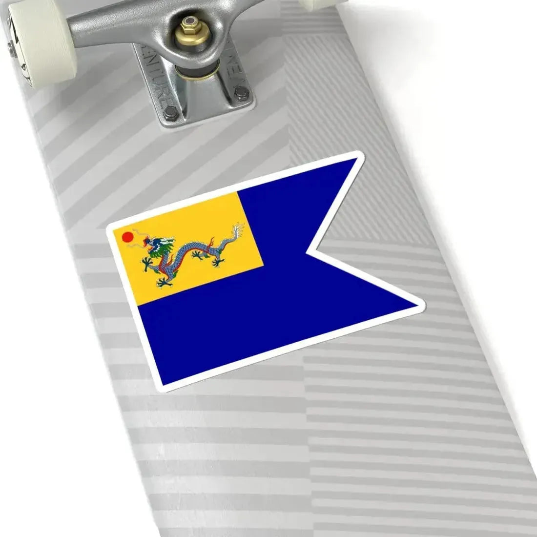 Imperial Chinese Navy Senior Officers Flag 1909-1911 (China) STICKER Vinyl Kiss-Cut Decal - The Sticker Space