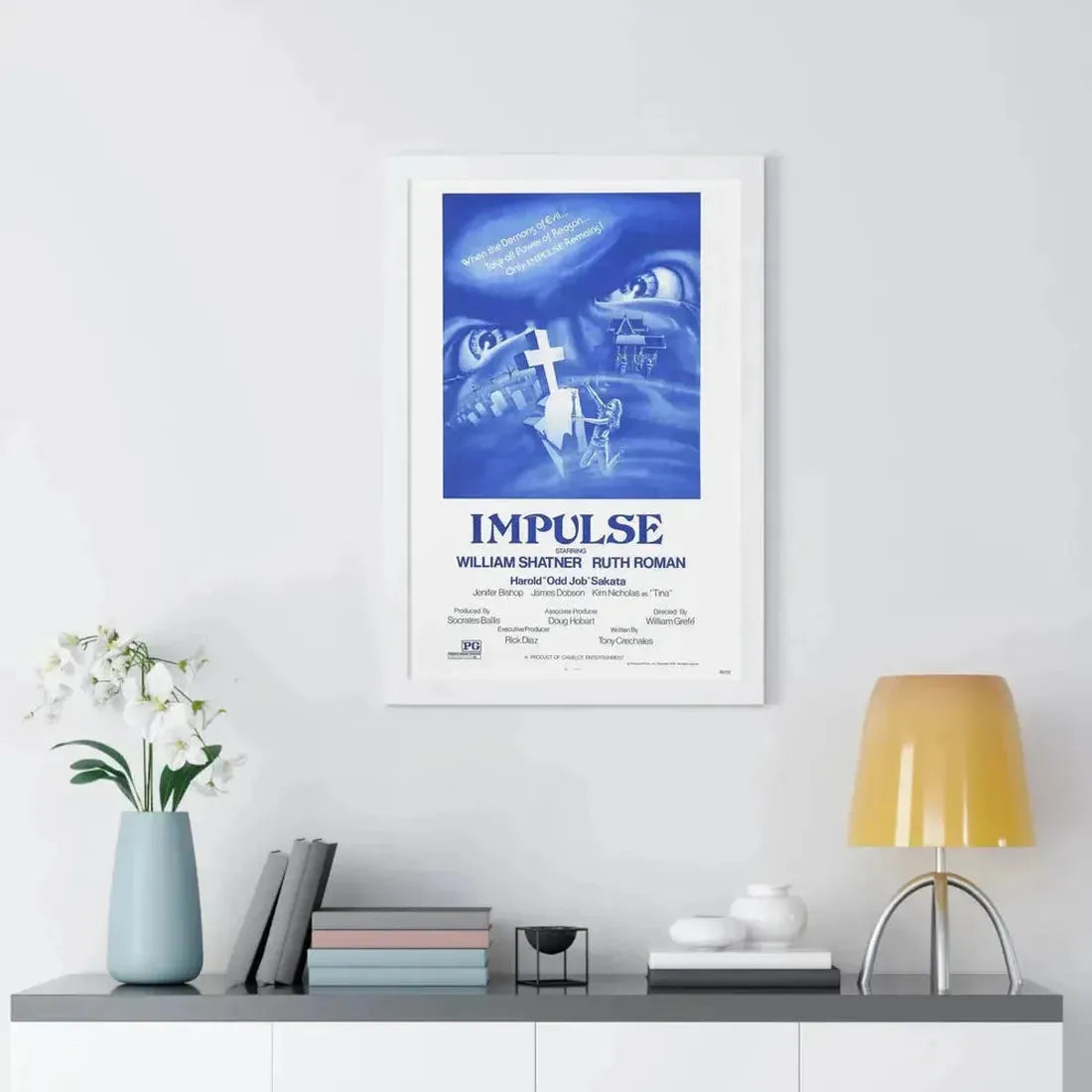 IMPULSE 1984 - Framed Movie Poster - The Sticker Space