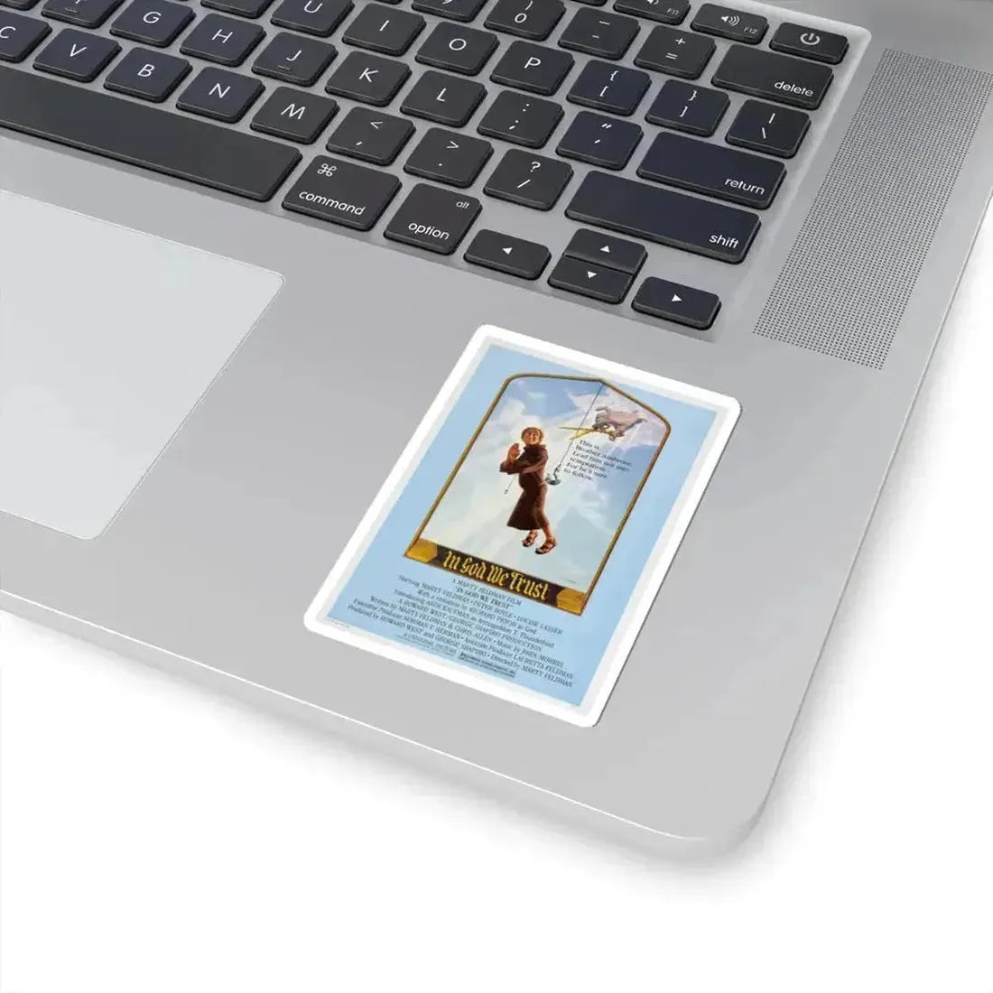 In God We Trust 1980 Movie Poster - STICKER Vinyl Kiss-Cut Decal - The Sticker Space