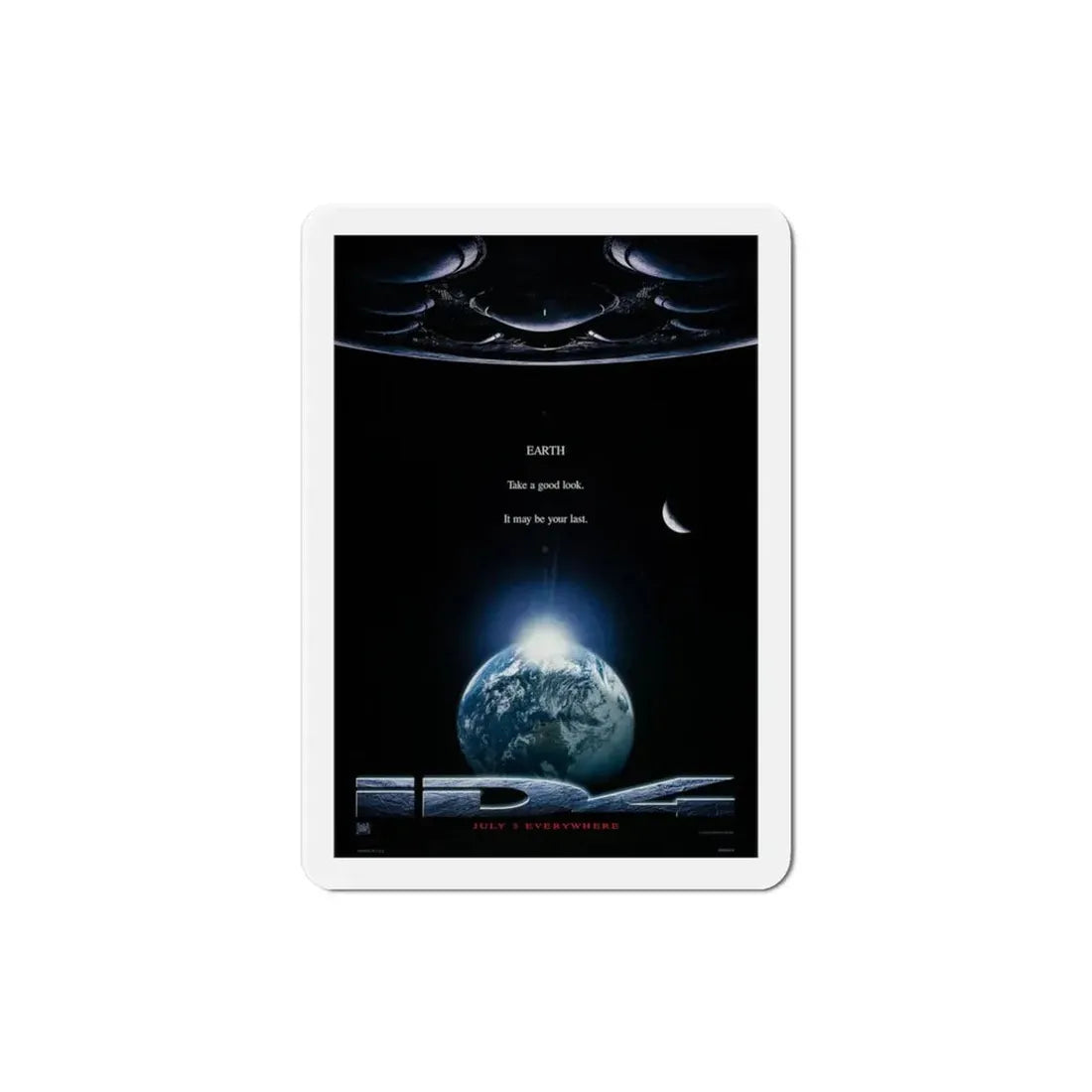 Independence Day 1996 Movie Poster Refrigerator Magnet - The Sticker Space