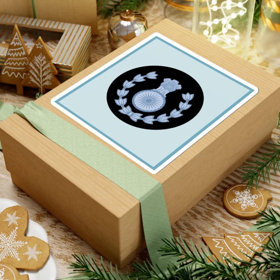 India Air OR 8 old (India) (Military Rank) STICKER Vinyl Kiss-Cut Decal - The Sticker Space