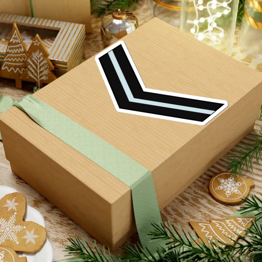 India AirForce OR 4 (India) (Military Rank) STICKER Vinyl Kiss-Cut Decal - The Sticker Space