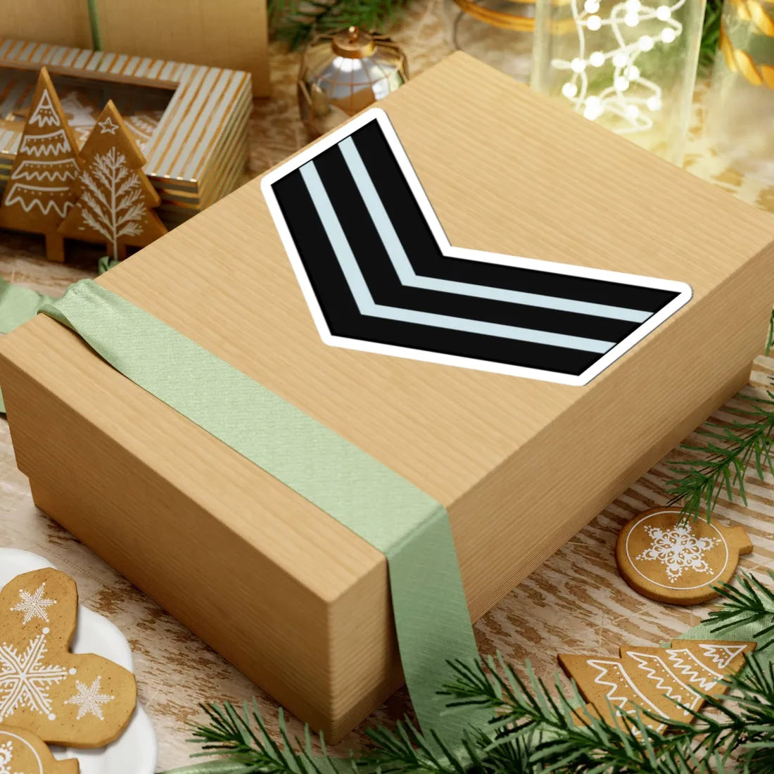 India AirForce OR 6 (India) (Military Rank) STICKER Vinyl Kiss-Cut Decal - The Sticker Space