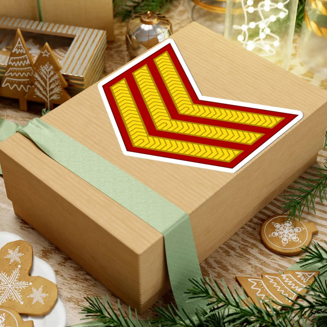 India Army OR 6 (India) (Military Rank) STICKER Vinyl Kiss-Cut Decal - The Sticker Space