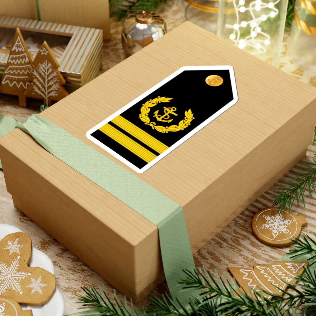 India Navy OR 9 (India) (Military Rank) STICKER Vinyl Kiss-Cut Decal - The Sticker Space