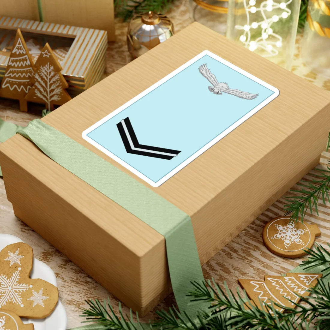 Indian IAF OR 4 (India) (Military Rank) STICKER Vinyl Kiss-Cut Decal - The Sticker Space