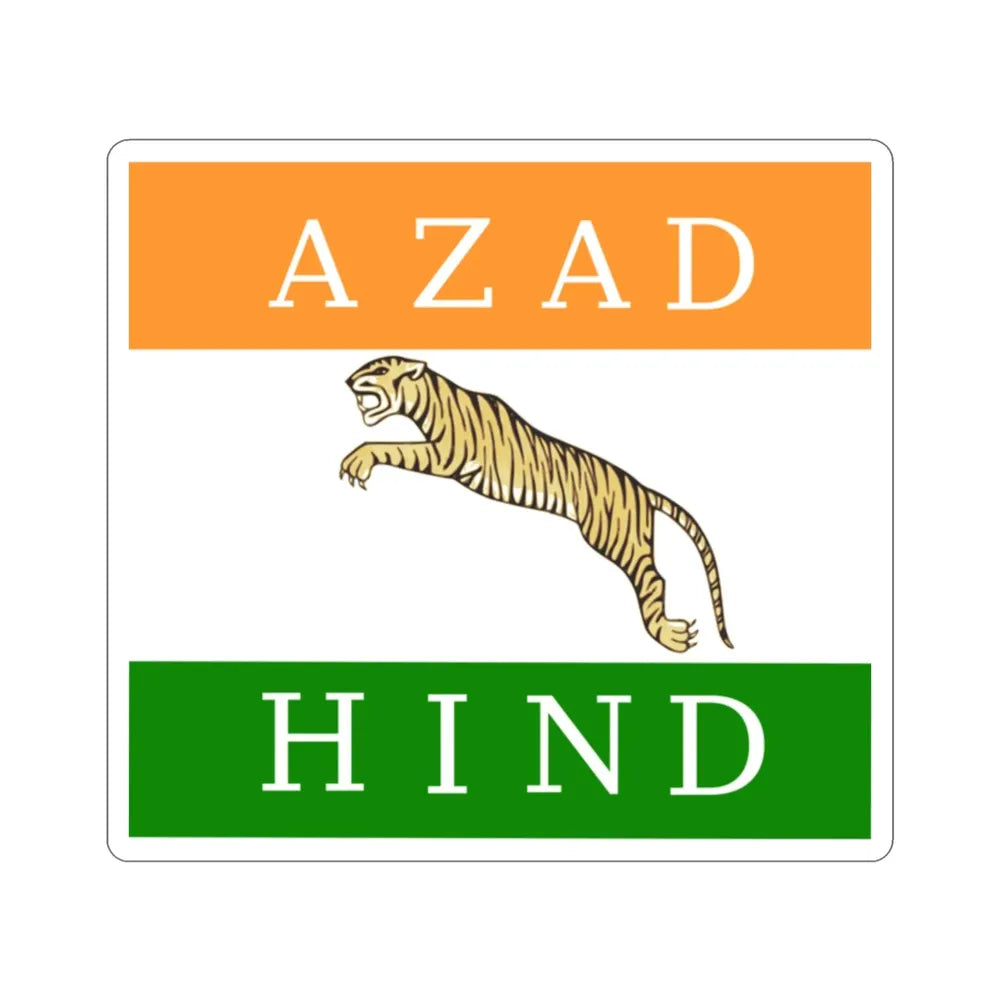 Indian Legion Flag (India) STICKER Vinyl Die-Cut Decal - The Sticker Space