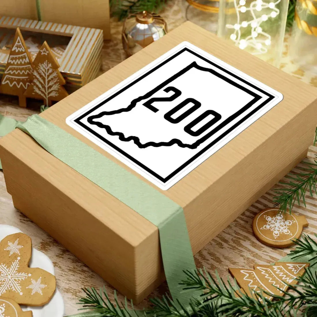 Indiana 200 1926 (Indiana) (Road Sign) STICKER Vinyl Kiss-Cut Decal - The Sticker Space