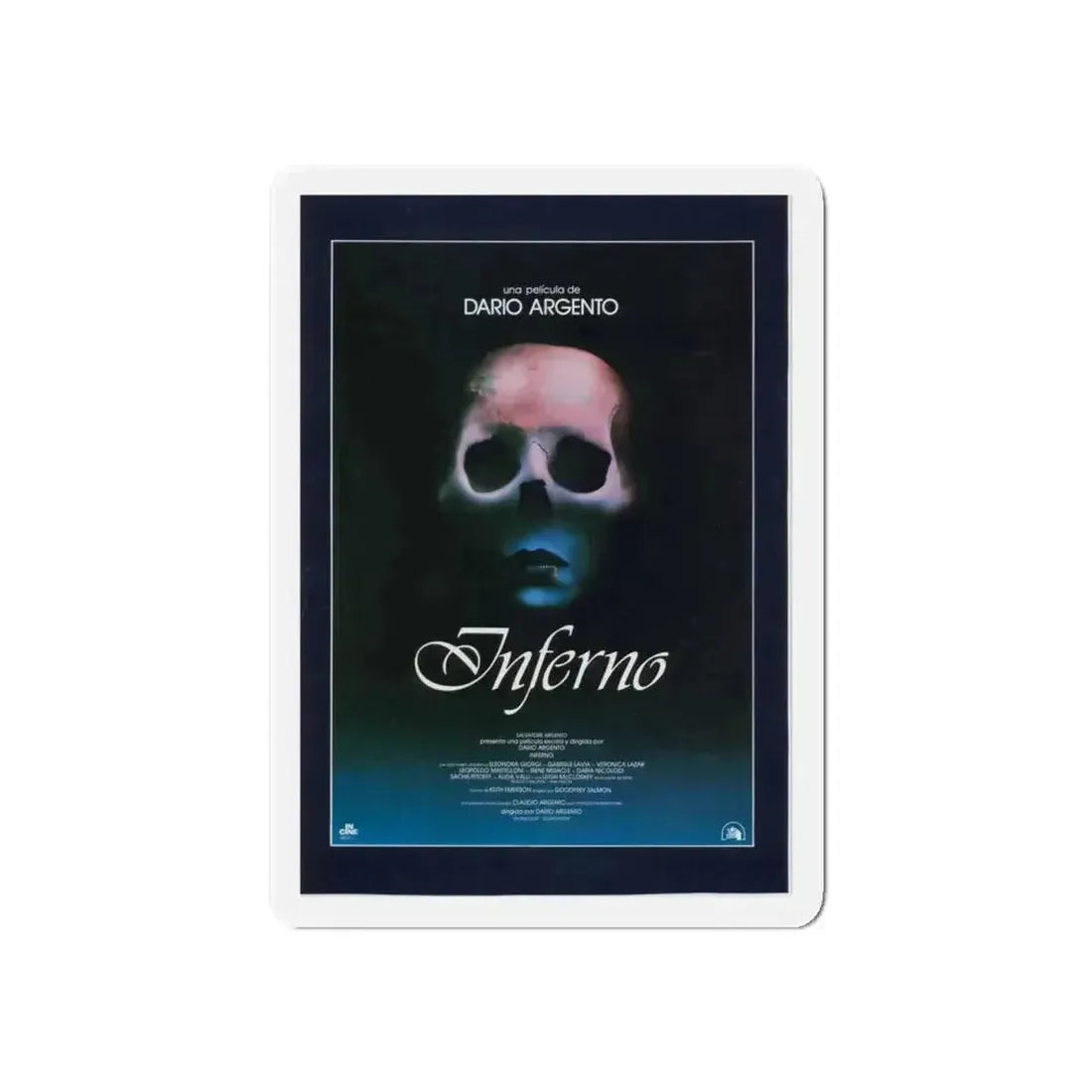 INFERNO 1980 Movie Poster - Refrigerator Magnet - The Sticker Space