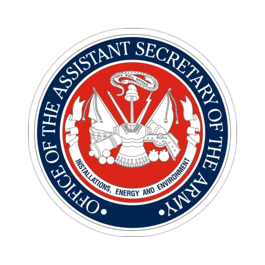 Installations Energy and Environment (U.S. Army) STICKER Vinyl Die-Cut Decal - The Sticker Space