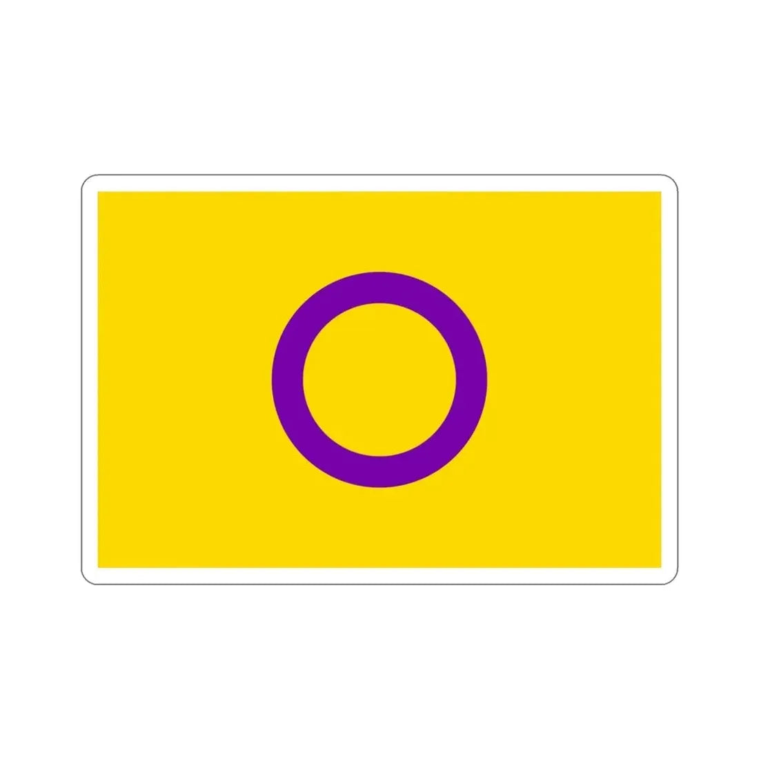 Intersex Pride Flag STICKER Vinyl Die-Cut Decal - The Sticker Space