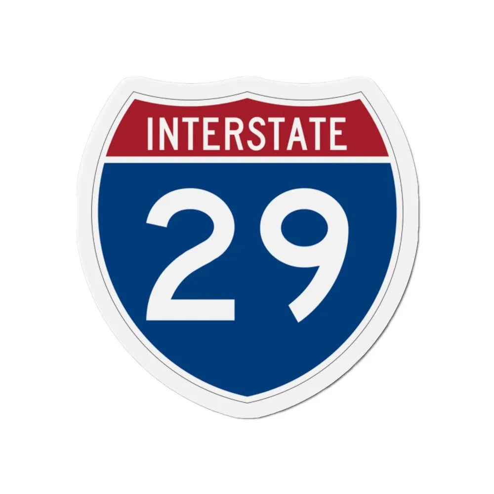 Interstate 29 (U.S. Highways) Refrigerator Magnet - The Sticker Space