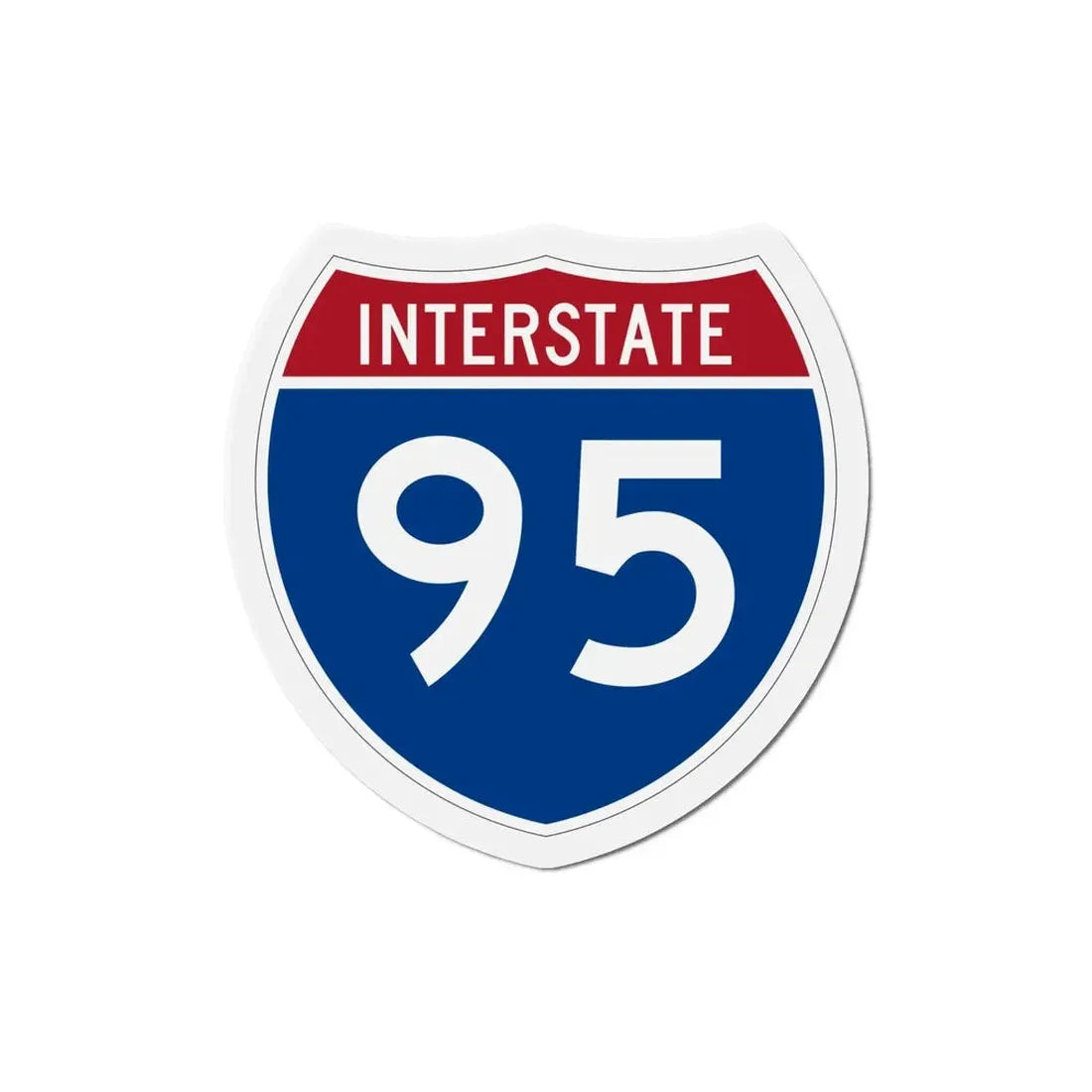 Interstate 95 (U.S. Highways) Refrigerator Magnet - The Sticker Space