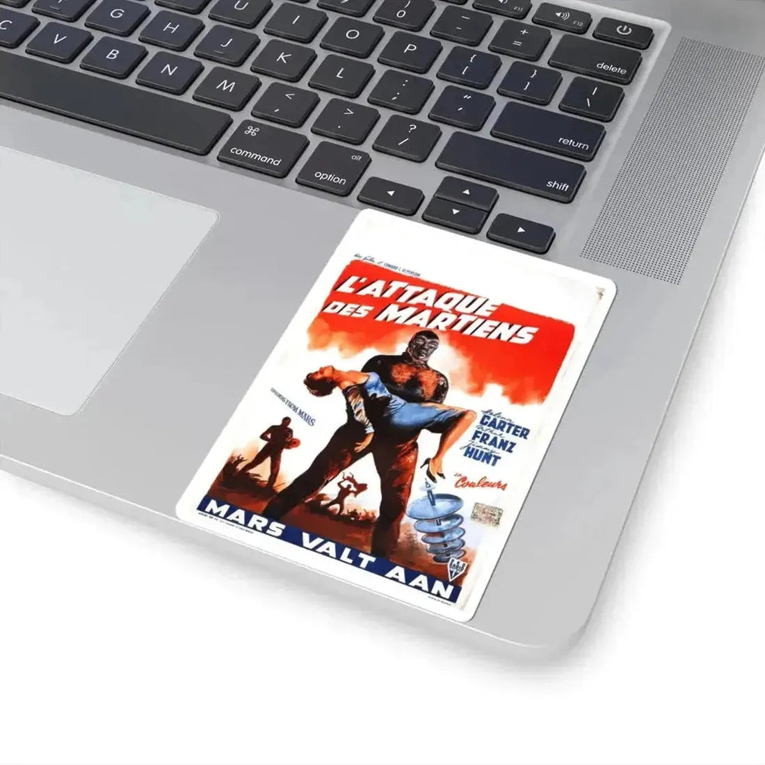 INVADERS FROM MARS (BELGIAN) 1953 Movie Poster - STICKER Vinyl Kiss-Cut Decal - The Sticker Space