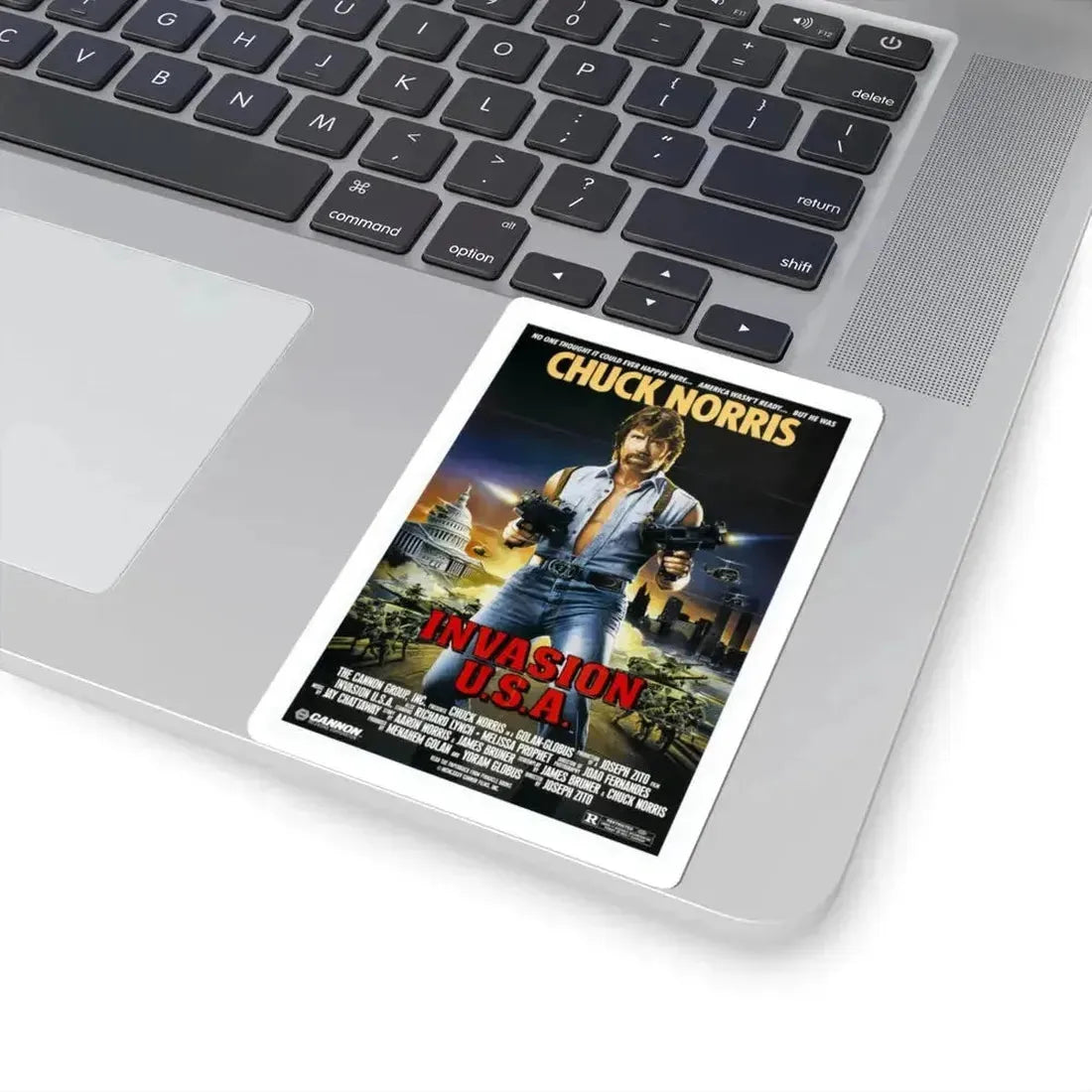 Invasion USA 1985 Movie Poster - STICKER Vinyl Kiss-Cut Decal - The Sticker Space