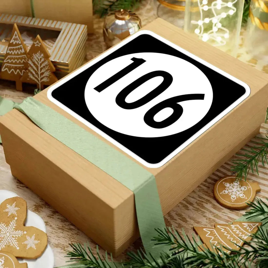 Iowa 106 (Iowa) (Road Sign) STICKER Vinyl Kiss-Cut Decal - The Sticker Space