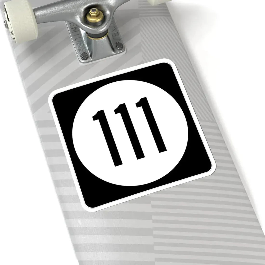 Iowa 111 (Iowa) (Road Sign) STICKER Vinyl Kiss-Cut Decal - The Sticker Space