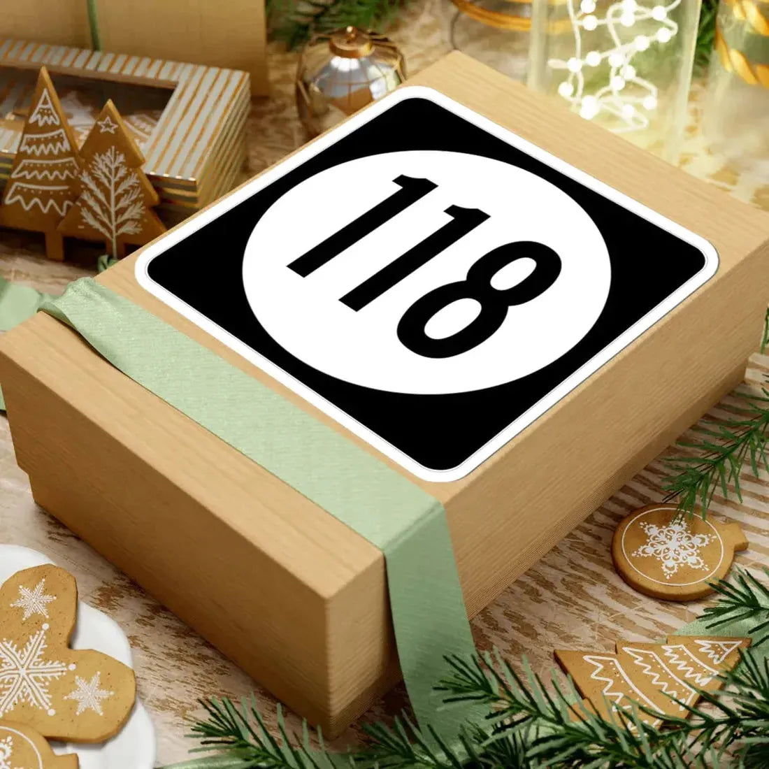 Iowa 118 (Iowa) (Road Sign) STICKER Vinyl Kiss-Cut Decal - The Sticker Space