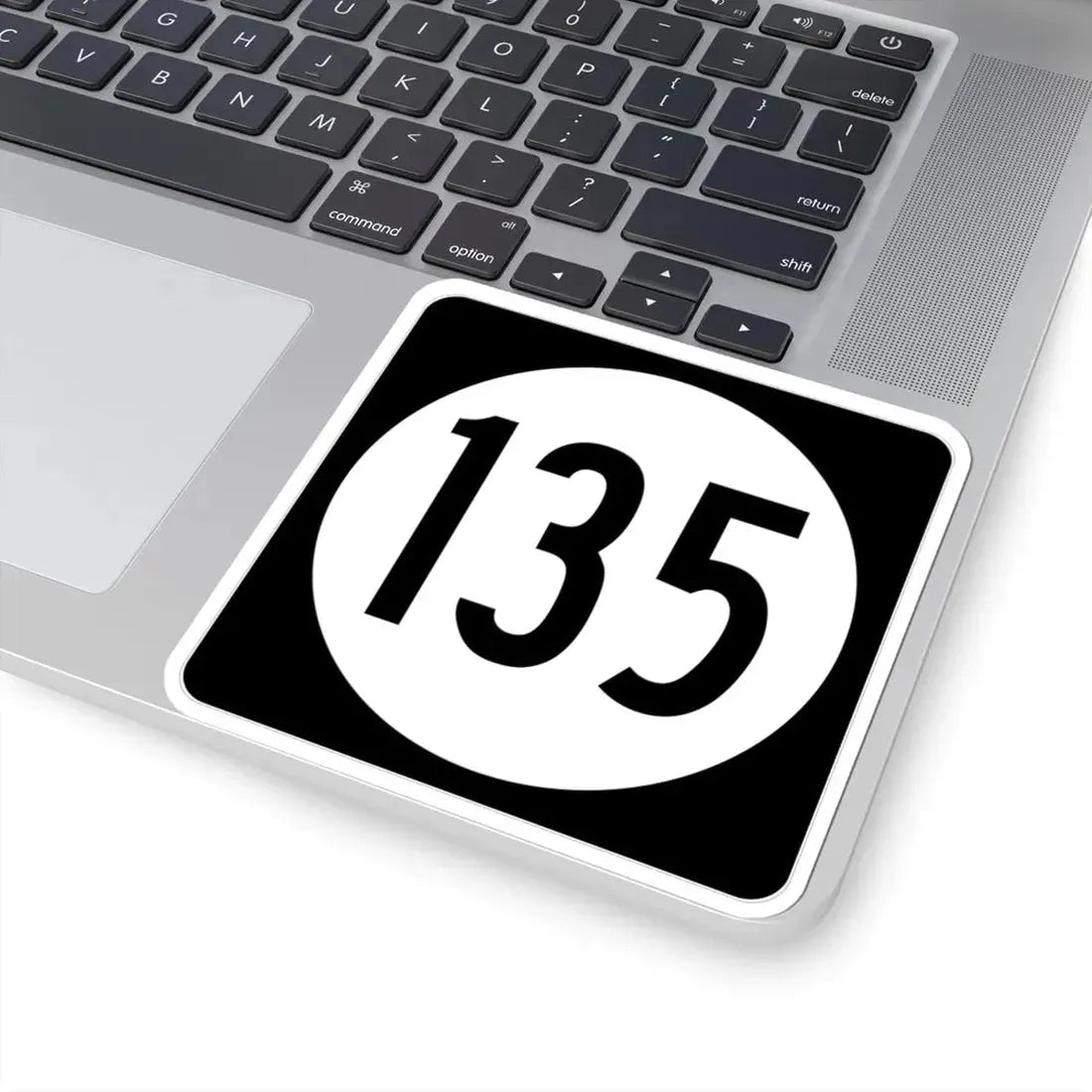 Iowa 135 (Iowa) (Road Sign) STICKER Vinyl Kiss-Cut Decal - The Sticker Space