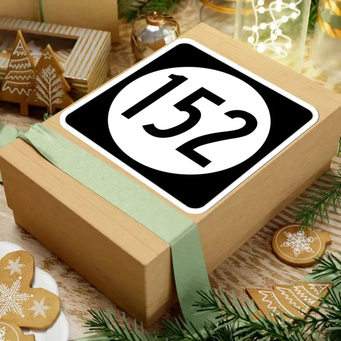 Iowa 152 (Iowa) (Road Sign) STICKER Vinyl Kiss-Cut Decal - The Sticker Space