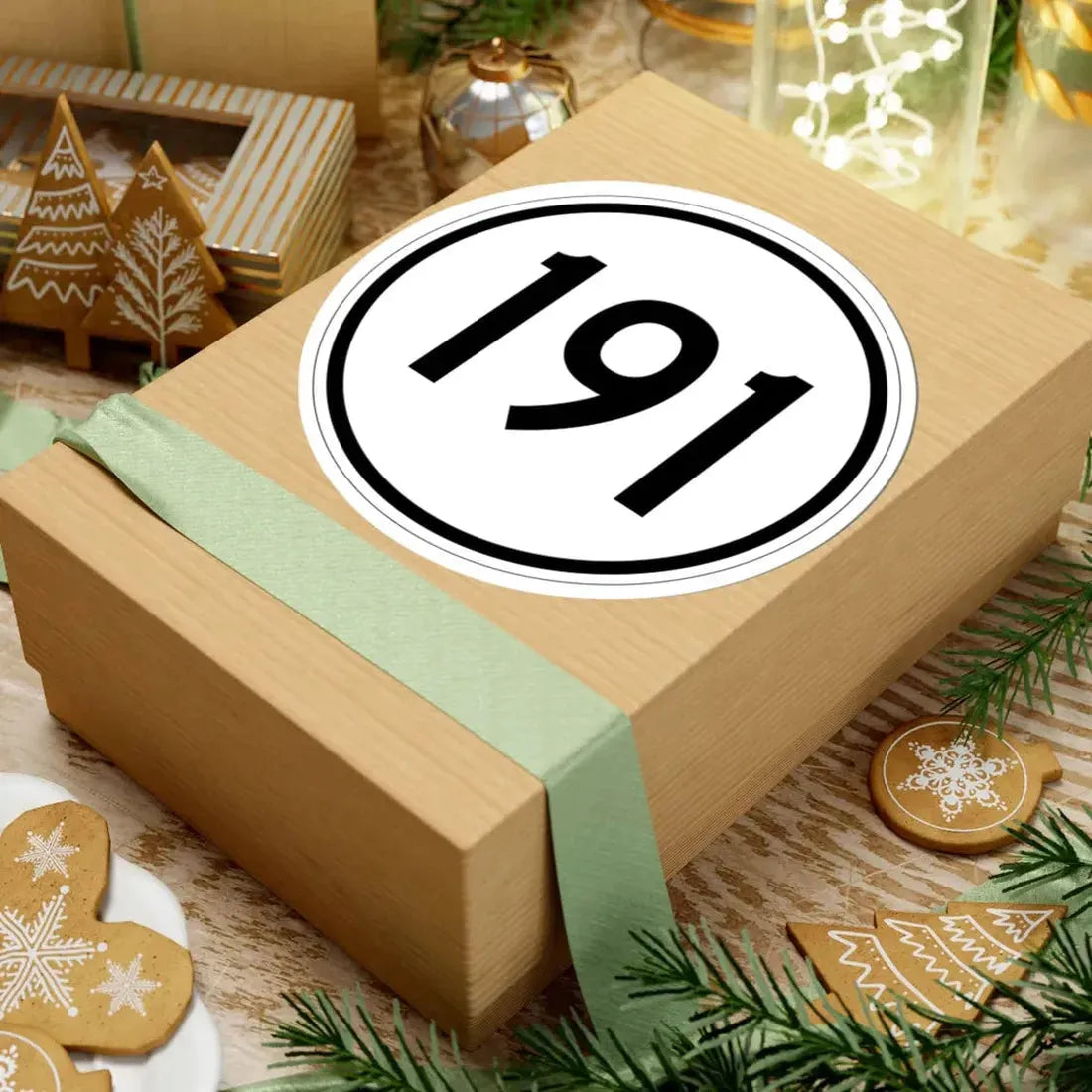 Iowa 191 1950 (Iowa) (Road Sign) STICKER Vinyl Kiss-Cut Decal - The Sticker Space