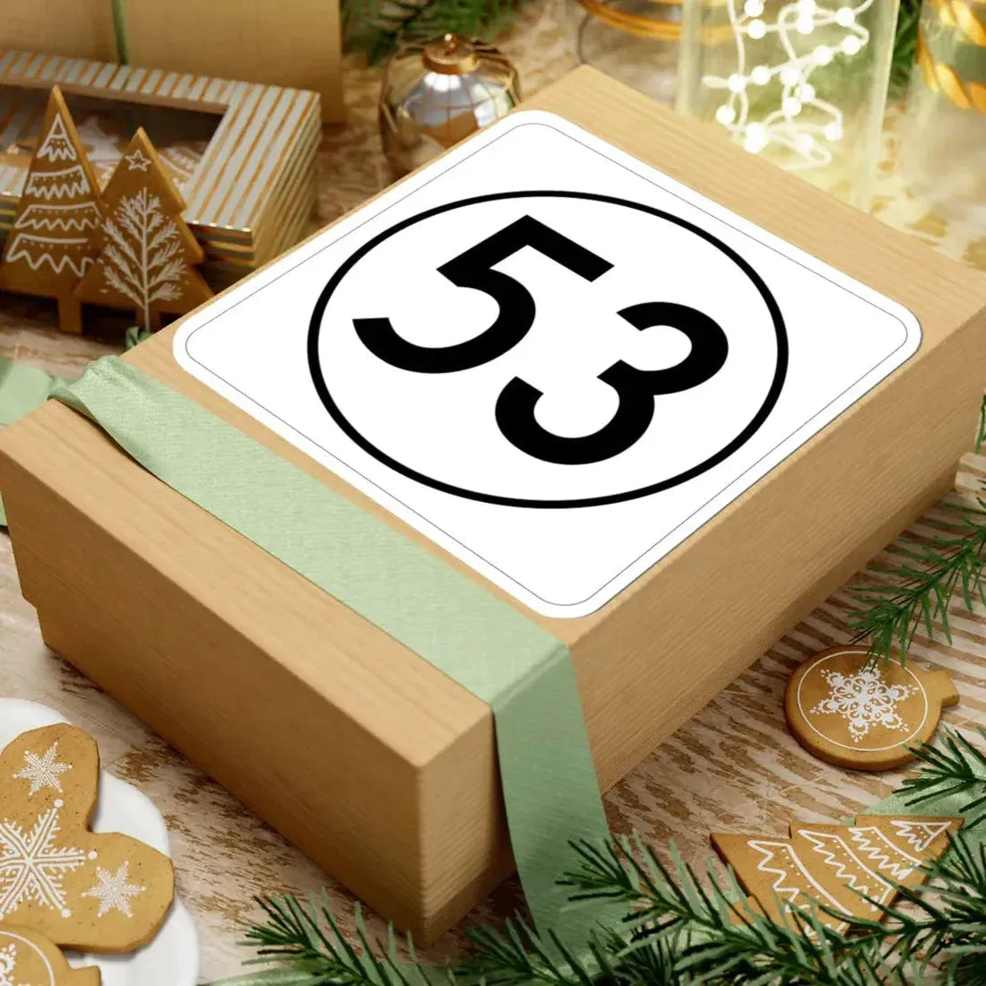 Iowa 53 1948 (Iowa) (Road Sign) STICKER Vinyl Kiss-Cut Decal - The Sticker Space