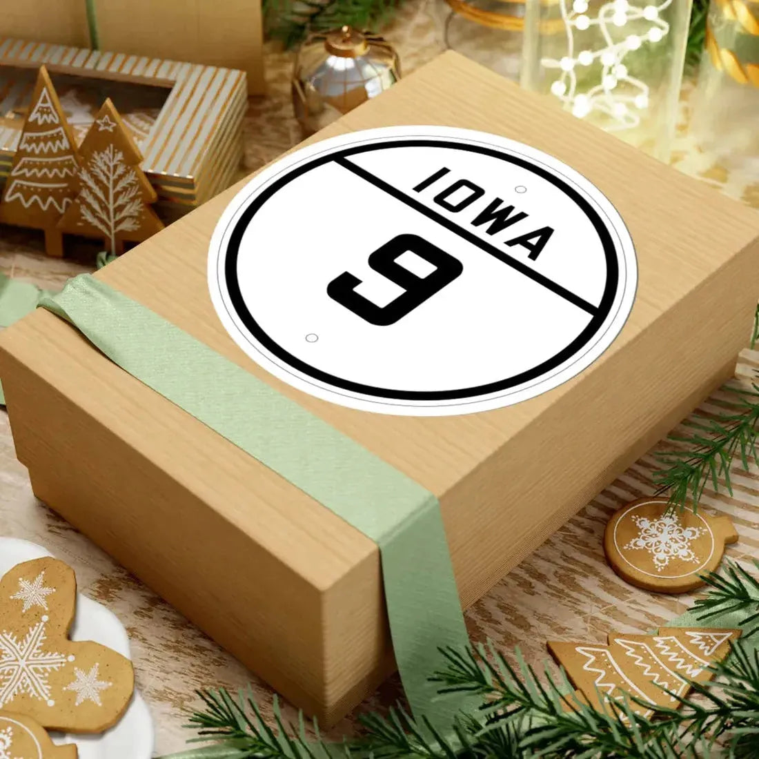 Iowa 9 1926 (Iowa) (Road Sign) STICKER Vinyl Kiss-Cut Decal - The Sticker Space