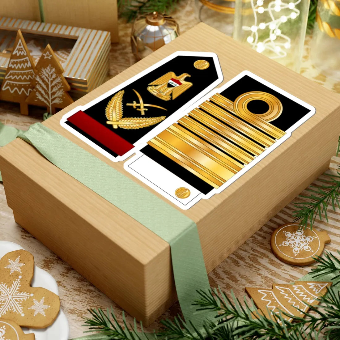 IraqNavyRankInsignia 1 (Iraq) (Military Rank) STICKER Vinyl Kiss-Cut Decal - The Sticker Space