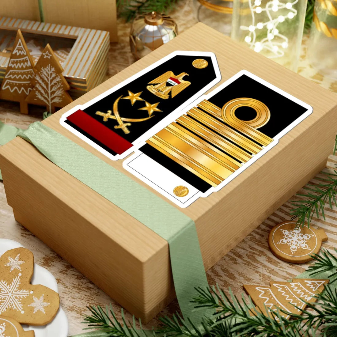 IraqNavyRankInsignia 2 (Iraq) (Military Rank) STICKER Vinyl Kiss-Cut Decal - The Sticker Space