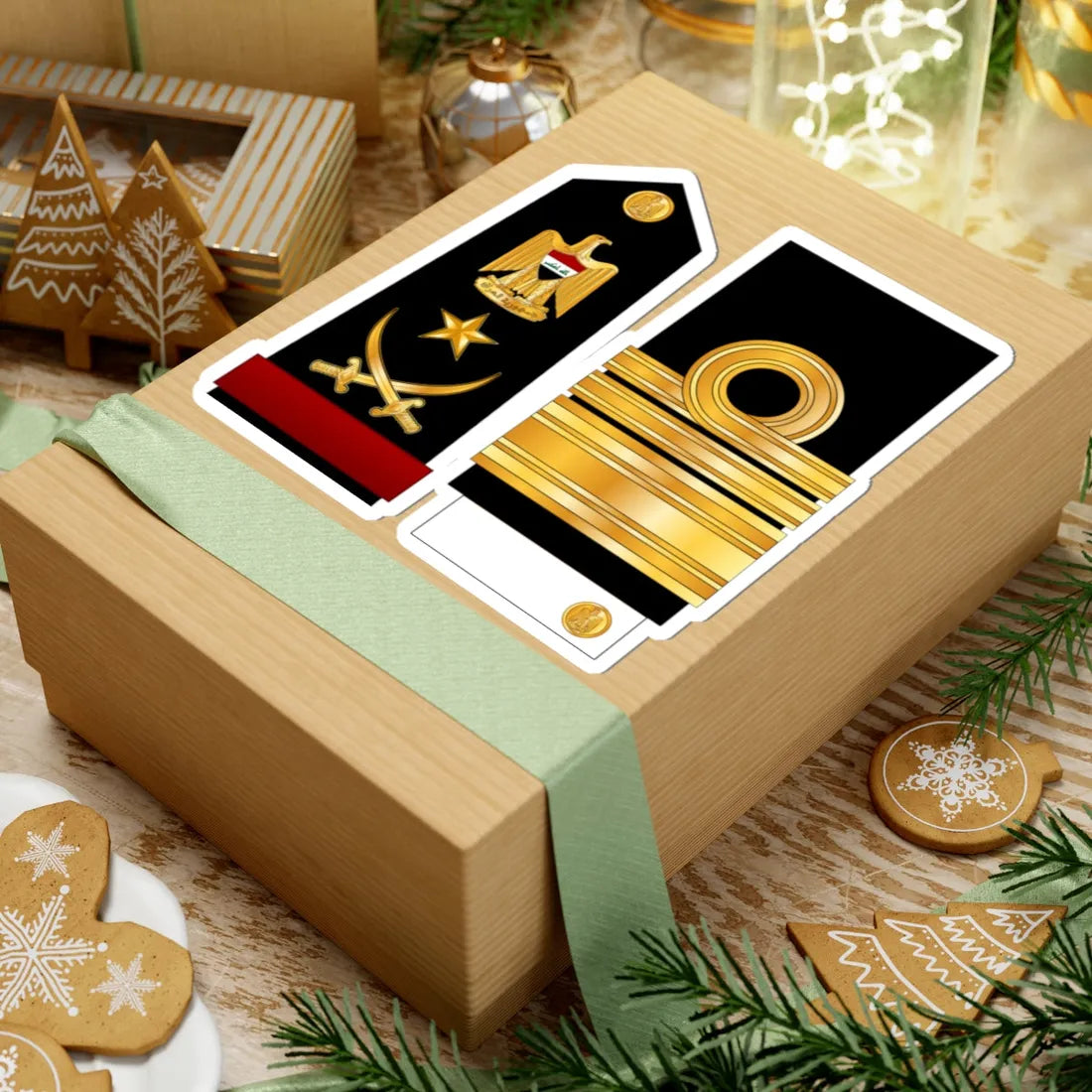 IraqNavyRankInsignia 3 (Iraq) (Military Rank) STICKER Vinyl Kiss-Cut Decal - The Sticker Space